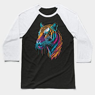 Neon Tiger Baseball T-Shirt